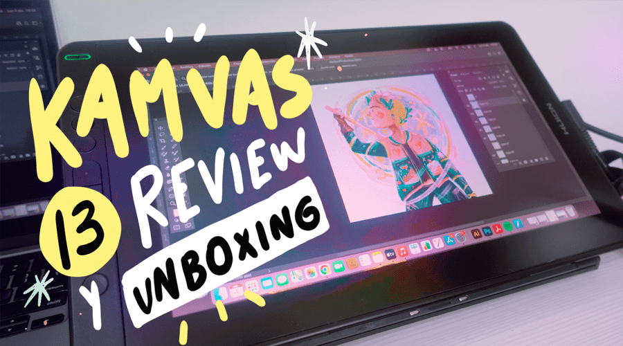 Tableta gráfica para dibujar económica: Huion Kamvas&nbsp;13